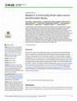 Research paper thumbnail of BioJava 5: A community driven open-source bioinformatics library