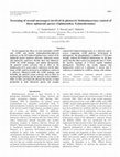 Research paper thumbnail of Screening of second messengers involved in photocyte bioluminescence control of three ophiuroid species (Ophiuroidea: Echinodermata)