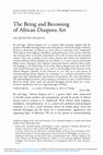 Research paper thumbnail of The Being and Becoming of African Diaspora Art