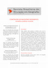 CONSTRUCTION OF GEOGRAPHICAL REASONING: concepts and practices at school / CONSTRUÇÃO DO RACIOCÍNIO GEOGRÁFICO: conceitos e práticas na escola Cover Page