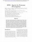 Research paper thumbnail of SPIN - Species by Proteome INvestigation