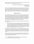 Research paper thumbnail of Review of James D. G. Dunn, New Testament Theology: An Introduction