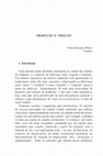 Research paper thumbnail of Tradução e criação