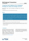 Comparison and Validation of Five Modulation Strategies for a Dual Active Bridge Converter Cover Page