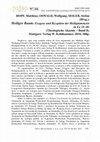 Research paper thumbnail of HEILIGER RAUM: exegese und Rezeption der Heiligtumstexte in Ex 24-40