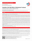 Research paper thumbnail of Evaluation of the Side Effects of Antiretroviral Treatment