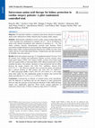 Research paper thumbnail of Intravenous amino acid therapy for kidney protection in cardiac surgery patients: A pilot randomized controlled trial