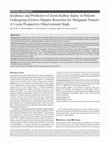 Research paper thumbnail of Incidence and Predictors of Acute Kidney Injury in an Urban Cohort of Subjects with HIV and Hepatitis C Virus Coinfection