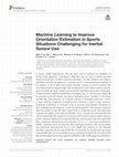 Machine Learning to Improve Orientation Estimation in Sports Situations Challenging for Inertial Sensor Use Cover Page