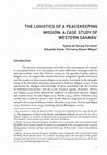 Research paper thumbnail of A Logística De Uma Missão De Paz: Um Estudo De Caso Do Saara Ocidental