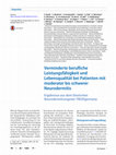 Research paper thumbnail of Verminderte berufliche Leistungsfähigkeit und Lebensqualität bei Patient/innen mit moderater bis schwerer Neurodermitis – Ergebnisse aus dem Deutschen Neurodermitisregister TREATgermany