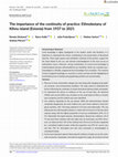 SOUKAND ET AL. The importance of the continuity of practice: Ethnobotany of Kihnu island (Estonia) from 1937 to 2021 (2024) Cover Page