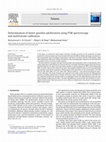 Research paper thumbnail of Determination of motor gasoline adulteration using FTIR spectroscopy and multivariate calibration