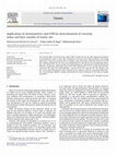 Research paper thumbnail of Application of chemometrics and FTIR for determination of viscosity index and base number of motor oils