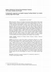 Research paper thumbnail of Communicative approach as an English language teaching method: Van Atatürk Anatolian High School sample