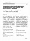 Research paper thumbnail of Seasonal groundwater salinity dynamics in the mangrove supratidal zones based on shallow groundwater salinity and electrical resistivity imaging data