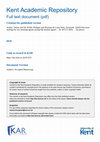 Research paper thumbnail of Decision making for two learning agents acting like human agents : A proof of concept for the application of a Learning Classifier Systems