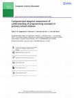 Research paper thumbnail of Computerized adaptive assessment of understanding of programming concepts in primary school children