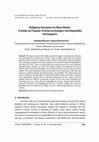 Research paper thumbnail of Religious Dynamics in Mass Media: A Study on Popular Articles in Kompas and Republika Newspapers