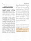 Research paper thumbnail of AB022. *Genetic analysis of 11 Sudanese families with congenital hypothyroidism