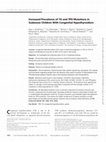 Research paper thumbnail of Increased Prevalence of TG and TPO Mutations in Sudanese Children With Congenital Hypothyroidism