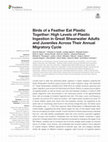 Research paper thumbnail of Birds of a Feather Eat Plastic Together: High Levels of Plastic Ingestion in Great Shearwater Adults and Juveniles Across Their Annual Migratory Cycle