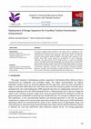 Research paper thumbnail of Deployment of Design Sequence for Crossflow Turbine Functionality Enhancement