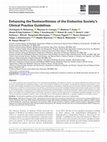 Research paper thumbnail of Enhancing the Trustworthiness of the Endocrine Society’s Clinical Practice Guidelines