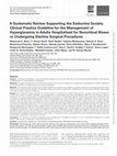 Research paper thumbnail of A Systematic Review Supporting the Endocrine Society Clinical Practice Guideline for the Management of Hyperglycemia in Adults Hospitalized for Noncritical Illness or Undergoing Elective Surgical Procedures