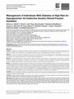 Research paper thumbnail of Management of Individuals With Diabetes at High Risk for Hypoglycemia: An Endocrine Society Clinical Practice Guideline