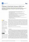 Research paper thumbnail of Challenges in Virtual Reality Training for CBRN Events