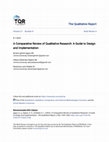 Research paper thumbnail of A Comparative Review of Qualitative Research: A Guide to Design and Implementation