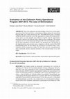 Research paper thumbnail of Evaluation of the Cohesion Policy Operational Program 2007-2013. The case of Extremadura