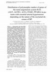 Research paper thumbnail of Distribution of Polymorphic Marker of Genes of the Renin-angiotensin System RAS (AGT, AGTR1, АСЕ), ITGB3, PPARG) in Pa-tients With Essential Arterial Hypertension Depending on the Nature of the Nocturnal De-crease of BP