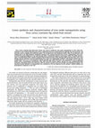 Green synthesis and characterization of iron oxide magnetic nanoparticles using Shanghai white tea (Camelia sinensis) aqueous extract Cover Page