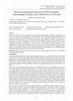 Research paper thumbnail of Short-term International Experience (STIE) and Students’ Understanding of Quality Early Childhood Service Provision