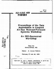 Research paper thumbnail of Proceedings of the Data Assimilation in Coupled Air-Sea Nowcast/Forecast Systems Workshop Held in Diamondhead, Mississippi on February 27-28, 1992