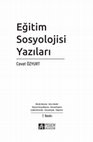 Research paper thumbnail of Eğitim Sosyolojisi Yazıları