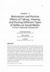 Motivations and Positive Effects of Taking, Viewing, and Posting Different Types of Selfies on Social Media Cover Page