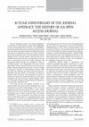 Research paper thumbnail of 10 year anniversary of the Journal APSTRACT: The history of an open access journal