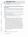 Research paper thumbnail of Impact of Climate Change on Vibrio vulnificus Abundance and Exposure Risk