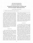 Research paper thumbnail of Groundwater Recharge Rates in Isolated and Riverine Wetlands: Influencing Factors