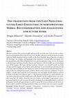 Milanović, D., Antonijević, M. & Živanović, S. 2023. The transition from the Late Neolithic to the Early Eneolithic in Northwestern Serbia: Reconsideration and suggestions for future work, Studia Praehistorica 17, pp. 35-102. Cover Page