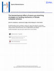 Research paper thumbnail of The biomechanical effect of warm-up stretching strategies on landing mechanics in female volleyball athletes