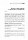 Research paper thumbnail of Revista de las Indias (1938-1950): La difusión cultural y el mundo letrado