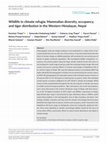 Research paper thumbnail of Wildlife in climate refugia: Mammalian diversity, occupancy, and tiger distribution in the Western Himalayas, Nepal