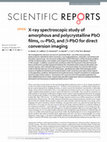 Research paper thumbnail of X-ray spectroscopic study of amorphous and polycrystalline PbO films, α-PbO, and β-PbO for direct conversion imaging