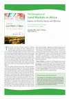 Research paper thumbnail of The Emergence of Land Markets in Africa