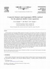 Research paper thumbnail of A spectral element semi-Lagrangian (SESL) method for the spherical shallow water equations