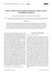 Dietary effects on bone quality and turnover, and Ca and P metabolism in chickens Cover Page